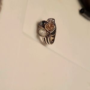 Silpada 4-stone ring, size 5-6